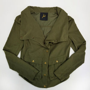 Jack by BB Dakota 》 Army Green Shell Jacket